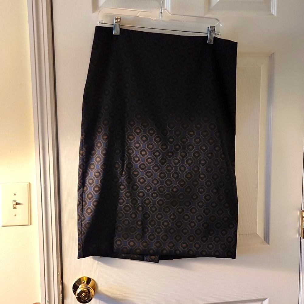 Dark Blue Pencil Skirt